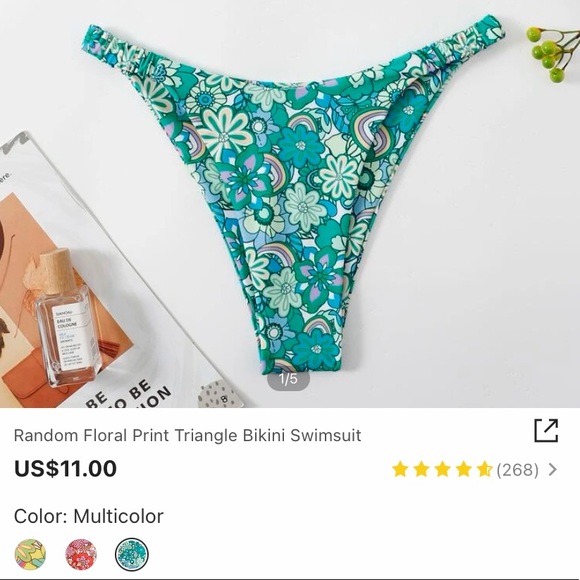 Floral bikini set - Picture 2 of 2